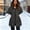 Dark Gray, variant on Sevevn Women's Puffer Vest Zip Up Mid‑Length Quilted Sleeveless Hooded Puffer Coat Fall Winter Outerwear Beige S