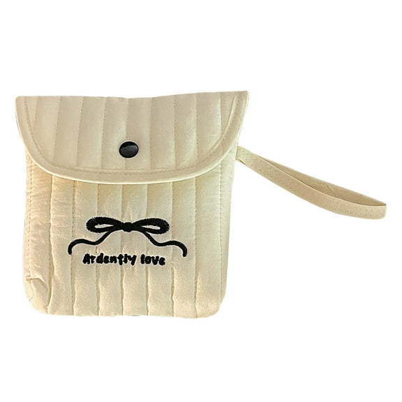 Dianli Gifts Menstrual Storage Bag Compact Polyester Period Organizer Decorative Feminine Hygiene Pouch Portable Sanitary Napkin Case for Women and Girls Limited-Time Clea-rance Savings