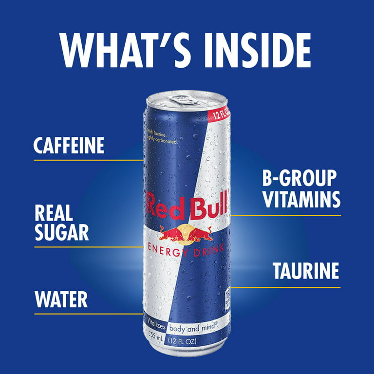 snap Blive skør Fordøjelsesorgan Red Bull Energy Drink, 16 fl oz Can - Walmart.com