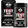 PMD Sports N-Test 600 Advanced Testosterone Booster for Men - Strong and Powerful With Testofen - Training And Bodybuilding - Lean Muscle Growth And Strength Gains - Test Boost (90 Veggie-Caps))