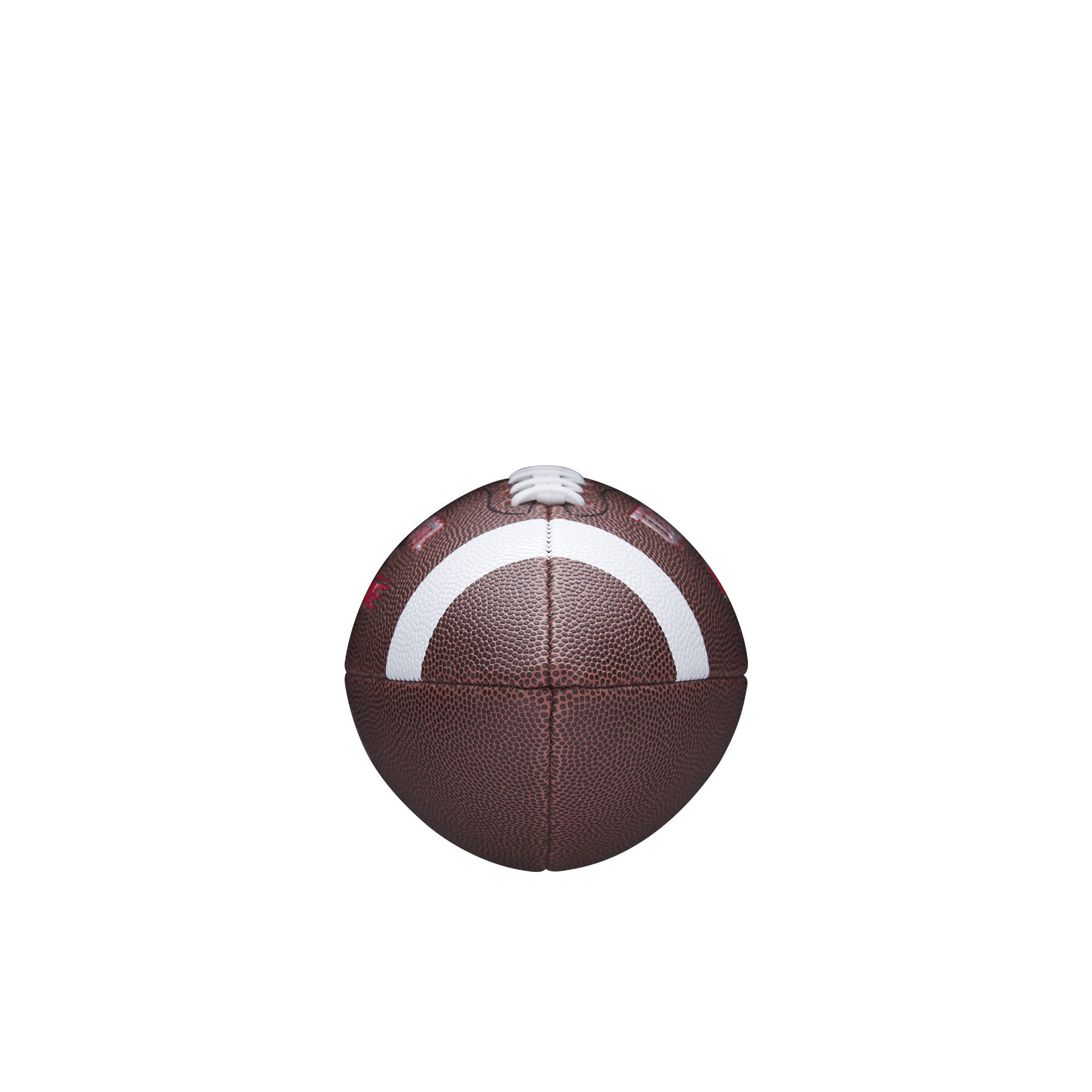 (2 pack) Wilson NCAA Red Zone Composite Football - Brown, Peewee Size (Ages 6-9)
