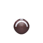 (2 pack) Wilson NCAA Red Zone Composite Football - Brown, Peewee Size (Ages 6-9)