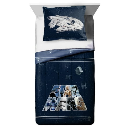 Star Wars Classic 2 Piece Twin/Full Comforter and Sham, Kid's Bedding
