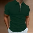 thumbnail image 3 of (100% Polyester ) Men Summer Short Sleeve Fashion Slim Fit Short Sleeve Polo Shirt , Men Sport Business Casual Polo Shirt ., 3 of 5