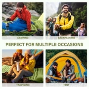 Camping Sleeping Pad, Ultralight Camping Mat with Pillow Built-in Foot Pump Inflatable Sleeping Pad for Camping Backpacking Hiking Traveling Tent