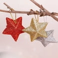 thumbnail image 4 of 6/30 piezas de adornos de estrellas para árbol de Navidad, colgantes de polvo dorado para Navidad, decoraciones para fiestas en casa, regalos de Navidad, accesorios para manualidades DIY, 4 of 5