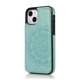 thumbnail image 1 of Funda para iPhone 14 con tarjetero de piel sintética con estampado de flores de datura, 1 of 5