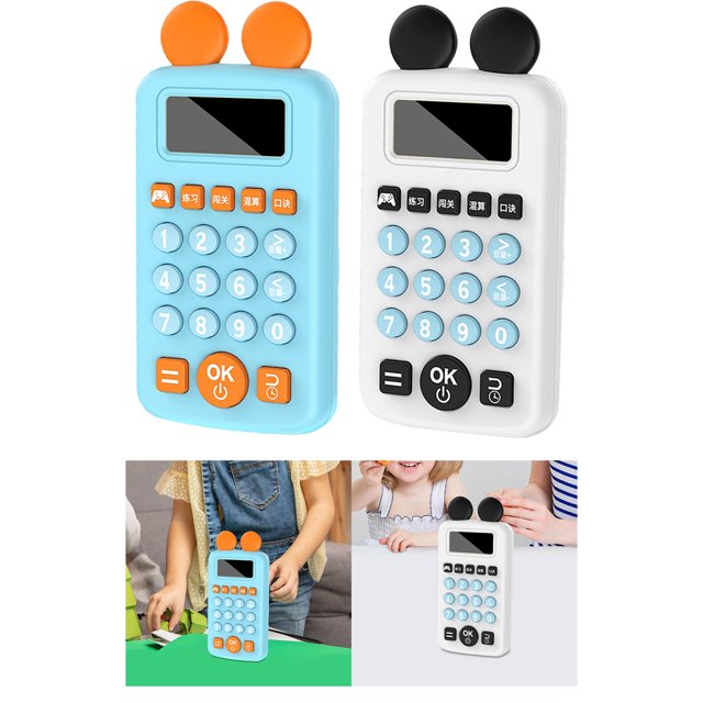 Calculadora De Bolsillo Regalos Novedad Inteligente Para Juegos Actividades Guardería Blanco+Calculadora De Bolsillo Regalos Novedad Inteligente Para Juegos Actividades Guardería Azul Hugo máquina de aprendizaje