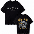 thumbnail image 3 of 2 Sided Ghost of Yotei Graphic T-Shirt, Anime Atsu Japan Unisex Tee, Gift for Gaming Lover, Ver 1, 3 of 6