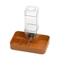 thumbnail image 1 of Almencla Reptile Feeder Amphibians Accessory Water Dish for Turtle Chameleon Tortoise Khaki Large, 1 of 8