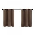 thumbnail image 2 of Solid Sunscreen Curtain 1 Panel Blackout Curtain Short Type Room Curtain Rod Pocket Style Curtain Kitchen Living Room Decor, 2 of 4