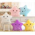 thumbnail image 4 of 34CM Creative Toy Luminous Pillow Soft Stuffed Plush Glowing Colorful Stars Cushion Led Light Toys Gift For Kids Children Girls, 4 of 5