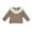 Khaki, variant on GUNIA Girls Long Sleeve Shirts Casual Cute Graphic Crewneck Ribbed Knit Kids Spring Fall Tops Toddler Tees Beige 4-5 Years