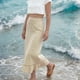 thumbnail image 4 of Faldas de Cintura Elástica para las Mujeres Vestidos de Playa de Moda de Verano con Bolsillos, Faldas Casuales para las Mujeres de Verano, 4 of 7