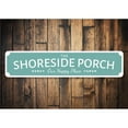 thumbnail image 1 of The Shoreside Porch Novelty Decor, Metal Wall Sign - 4x18 Inches, 1 of 4