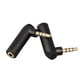 thumbnail image 5 of Sidaley 2 Pieces 3.5mm Audio Adapter Headphone Accessory Plug Conversion Converter Media Electronic for Voice Frequency Transition Usage Type1 NO1, 5 of 6