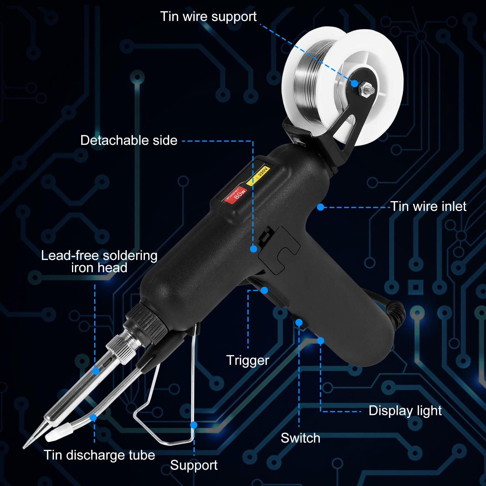 Wire Support Soldering Tip