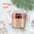 thumbnail image 3 of Frascos con bomba Airless Cositina, 4 unidades, 50 ml, acrílicos vacíos, color dorado rosado, 3 of 6