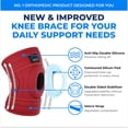 thumbnail image 4 of Rodillera Modvel ELITE para hombre y mujer: almohadillas de gel para rótula y estabilizadores laterales para recuperación de ligamentos cruzados anteriores (LCA), desgarros de menisco, artritis y lesi, 4 of 5
