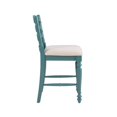 thumbnail image 4 of Linon Marino Wood 24" Counter Stool in Blue, 4 of 10