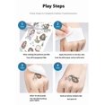 thumbnail image 4 of Football Tattoo Stickers World Cup Club Match Event Party Fan Carnival Temporary Face Stickers, 4 of 4
