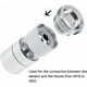 thumbnail image 5 of Adaptador de grifo de metal Laklulu de 5 piezas para cocina, conector de latón con rosca externa para filtro de agua, aireador de grifo macho de 18 mm a 22 mm, grifo hembra, 5 of 5