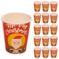 thumbnail image 4 of Decoraciones para fiestas navideñas, platos desechables, platos de Papá Noel con dibujos animados, juego de vasos de papel, cubiertos para fiestas, cubiertos desechables., 4 of 8