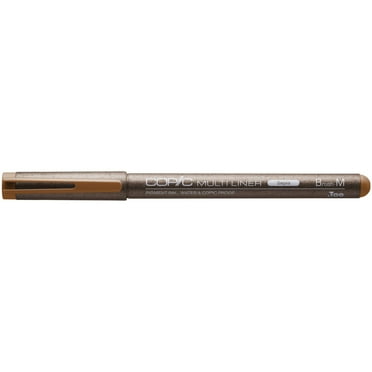 Copic Multiliner, Medium Brush, Sepia