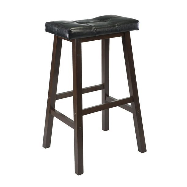 Winsome Wood Mona Cushion Saddle Seat, Picture Of A Bar Stool Seats