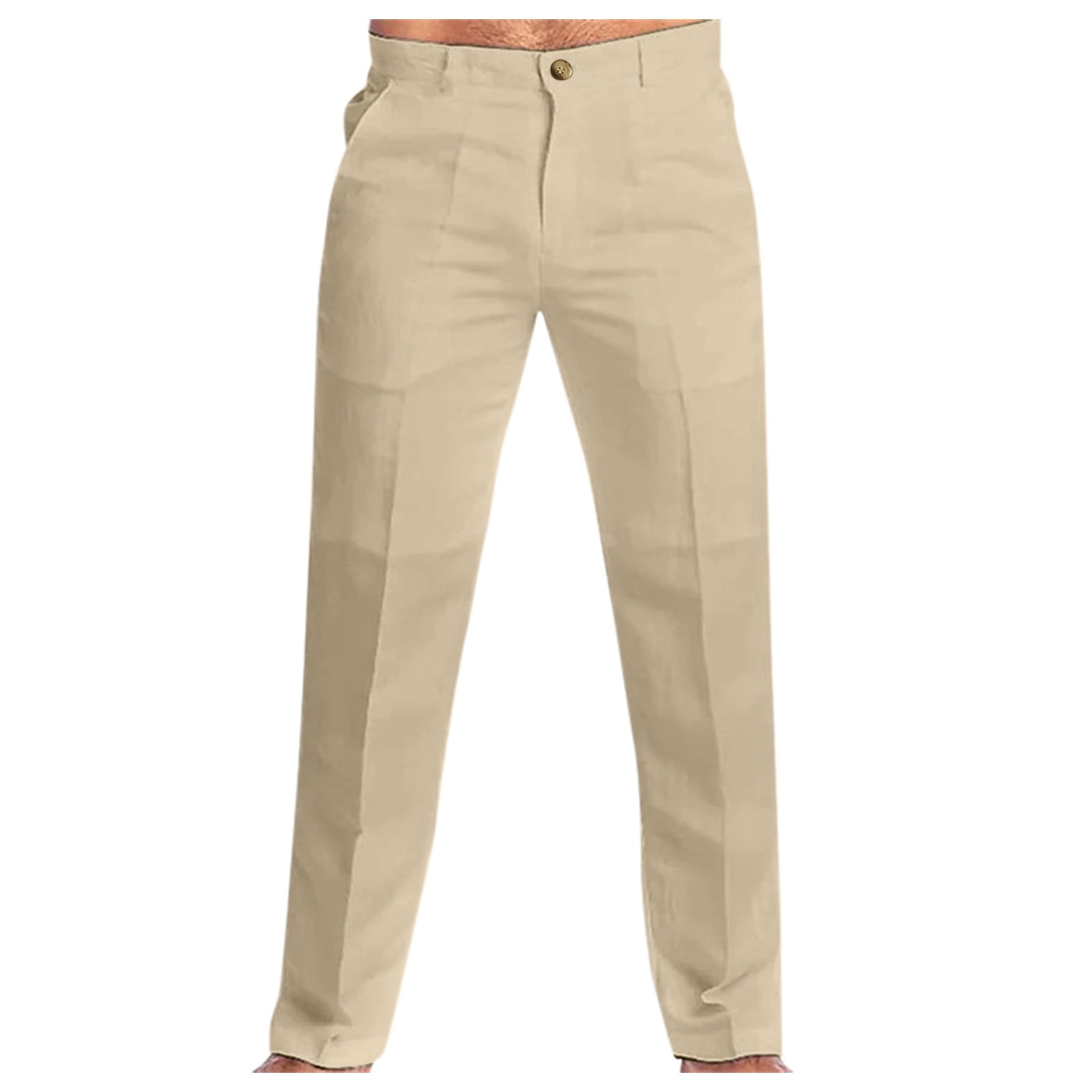 Akiihool Men's Casual Pants Big And Tall Men's Classic Fit Signature