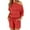 Red, variant on IROINNID Jumpsuit Shorts for Women Spring And Summer Solid Color One Shoulder Loose Fitting One-piece Shorts,Red