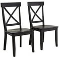 thumbnail image 2 of Homestyles Chaises de Salle à Manger Noires Blair - Set de 2 Chaises, 2 of 9