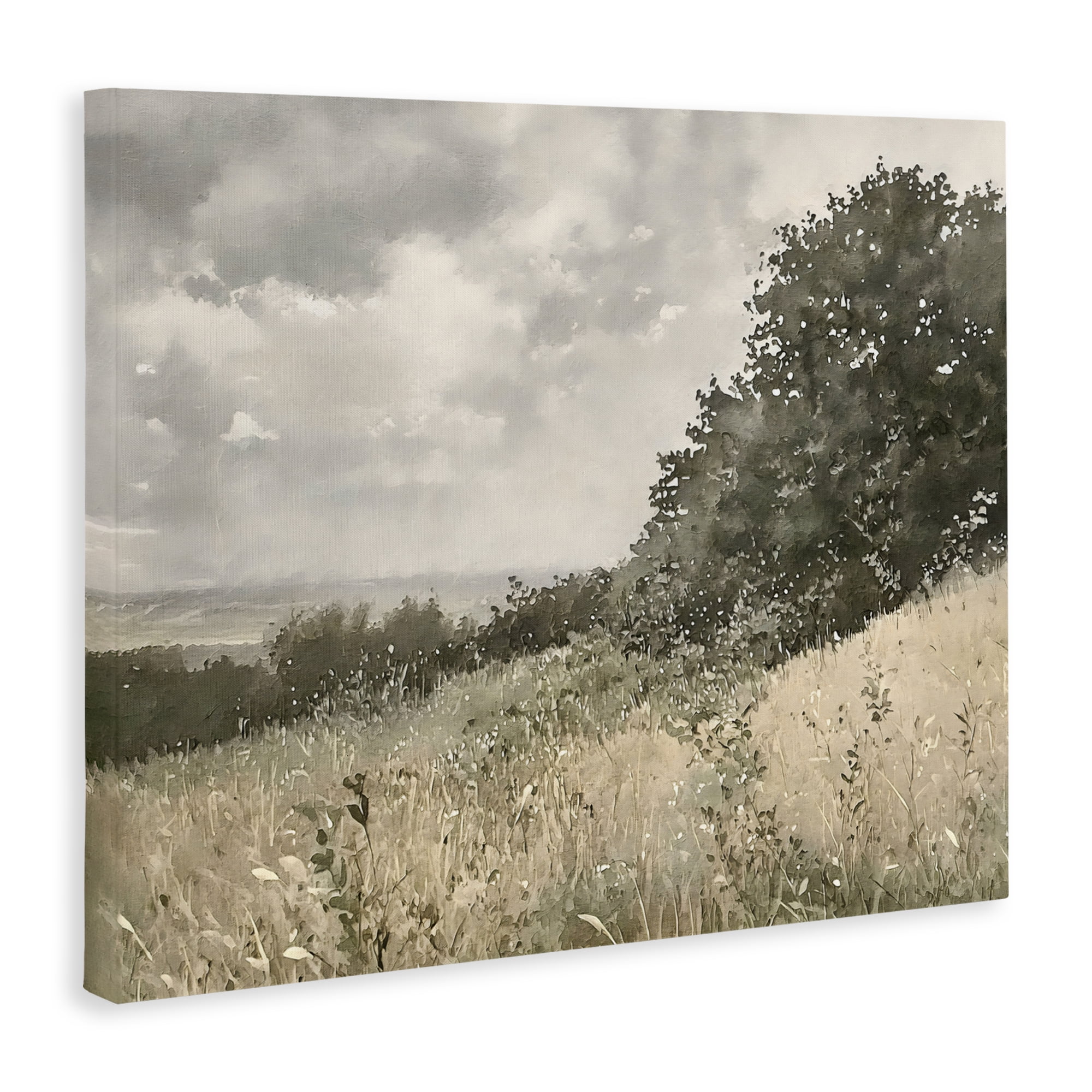 Stupell Industries Soft & Subtle Meadow Landscape Canvas Wall Art, design by Riley B