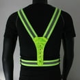 thumbnail image 2 of MERRYHAPY Vest Fluorescent Green Reflective Safety Belt 1Set 21.7X15.7X0.4In, 2 of 8