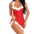 thumbnail image 3 of Fiesta de Navidad Disfraz de club nocturno Vestido de uniforme de cosplay sexy con ropa interior, M Advancent XX000058-02, 3 of 7
