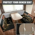 thumbnail image 2 of Uorisanigo Rv Dinette Cushion Covers Stretch Camper Couch Cover Soft American Flag Bear Dinette Cushion Cover Slipcovers Replacement 2 Set Camp Accessories, Easy to Install, 2 of 7