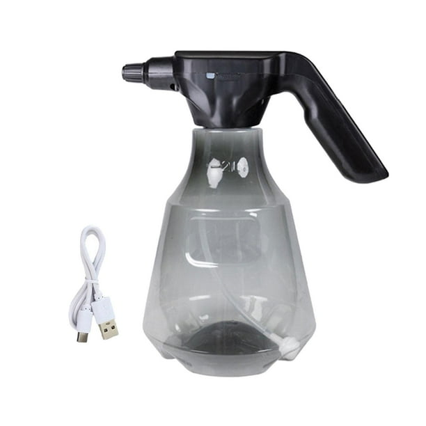 Plant Mister Fine Mist Spray Bottle con Boquilla Ajustable Multiusos 2L Agua gris kusrkot Pulverizador eléctrico
