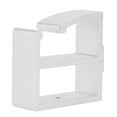 thumbnail image 4 of Aluminum Wall Hanging Free Punching Hook Bathroom Organizer Pot Rack Basin Holder, 4 of 8