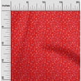 thumbnail image 2 of oneOone Polyester Lycra Red Fabric Floral Ditsy Sewing Craft Projects Fabric Prints By Yard 56 Inch Wide, 2 of 4