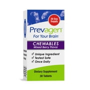 Prevagen Regular Strength Chewable Tablets 10mg, Mixed Berry Flavor with Apoaequorin & Vitamin D