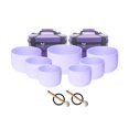 thumbnail image 1 of arctrm Quartz Crystal Singing Bowl Dustproof Organizer Portable with Carry Case Bag, 1 of 10