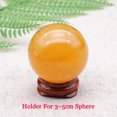 thumbnail image 3 of GKNET 50~80mm Natural Citrine Quartz Crystal Sphere Ball Healing Gemstone+Stand New-60mm, 3 of 9