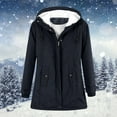 thumbnail image 2 of Women's Winter Warm Sherpa Lined Suede Leather Longline Coat with Horn Buttons,Oversized Sherpa Fleece Outerwear Overcoat for Women, 2 of 4