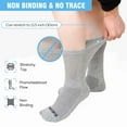 thumbnail image 5 of Anti-Slip Gripper Diabetic Socks for Men and Women, UNEEI 4 Pairs Non-Binding Nonslip Socks with Comfort, Ideal for Elderly & Diabetes Foot Care, 5 of 8