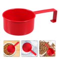 thumbnail image 1 of Iron Storage Bucket Hanging Scoop Multi-Functional Rice Measuring Cup Pet Food Scoop Laundry Powder Spoon with Hanging Handle, 1 of 2