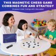 thumbnail image 7 of Faigcoy Magnet Game with 3 String, 24 Travel-Stones Magnetic Chess Game for Family & Party & Travel & Camping - Puzzle Strategy Games, Player Games for Kids & Adults (Age 9+), 7 of 7