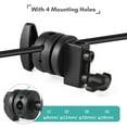 thumbnail image 4 of Light Multi-Functional Light Stand Mounting Adapter Heavy Duty  Head Holder Grip Head For Light Stand Extension Boom Arm Photography Accessories With 4 Mounting Holes, 4 of 7