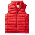 thumbnail image 1 of Boys' Lightweight Water-Resistant Packable Puffer Vest, Red, Medium, 1 of 1