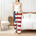 thumbnail image 4 of Pofeuu Vintage American Flag Print Women's Fashion Pajama Pants with Pockets Comfy Drawstring Sleep Lounge Bottoms-Large, 4 of 6