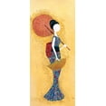 thumbnail image 2 of Hedy 13x24 Gold Ornate Wood Framed with Double Matting Museum Art Print Titled - Japanese lady I, 2 of 4